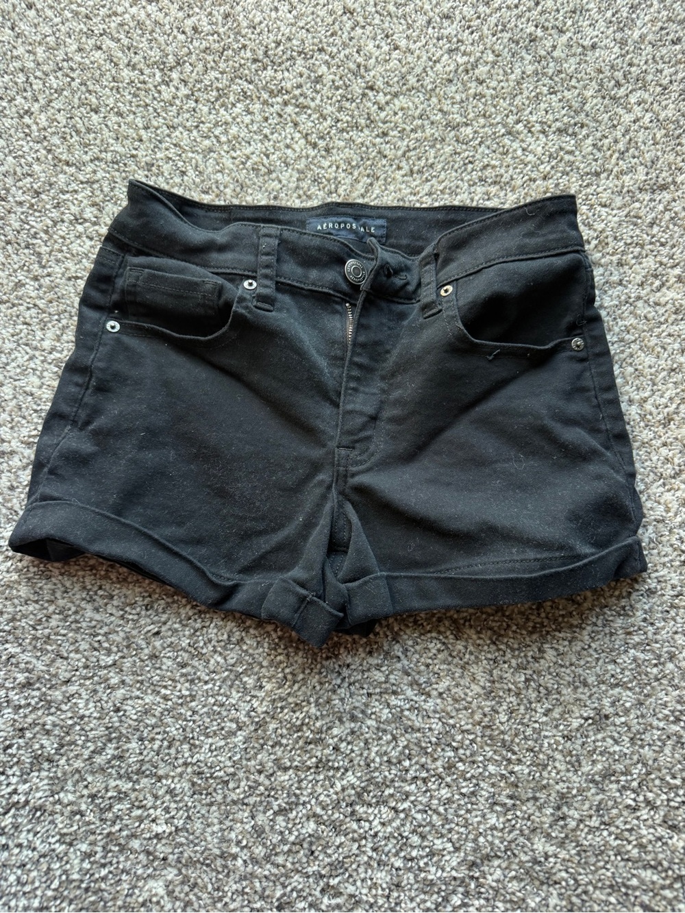 Aeropostale Black Women's Stretch Shorts size 4